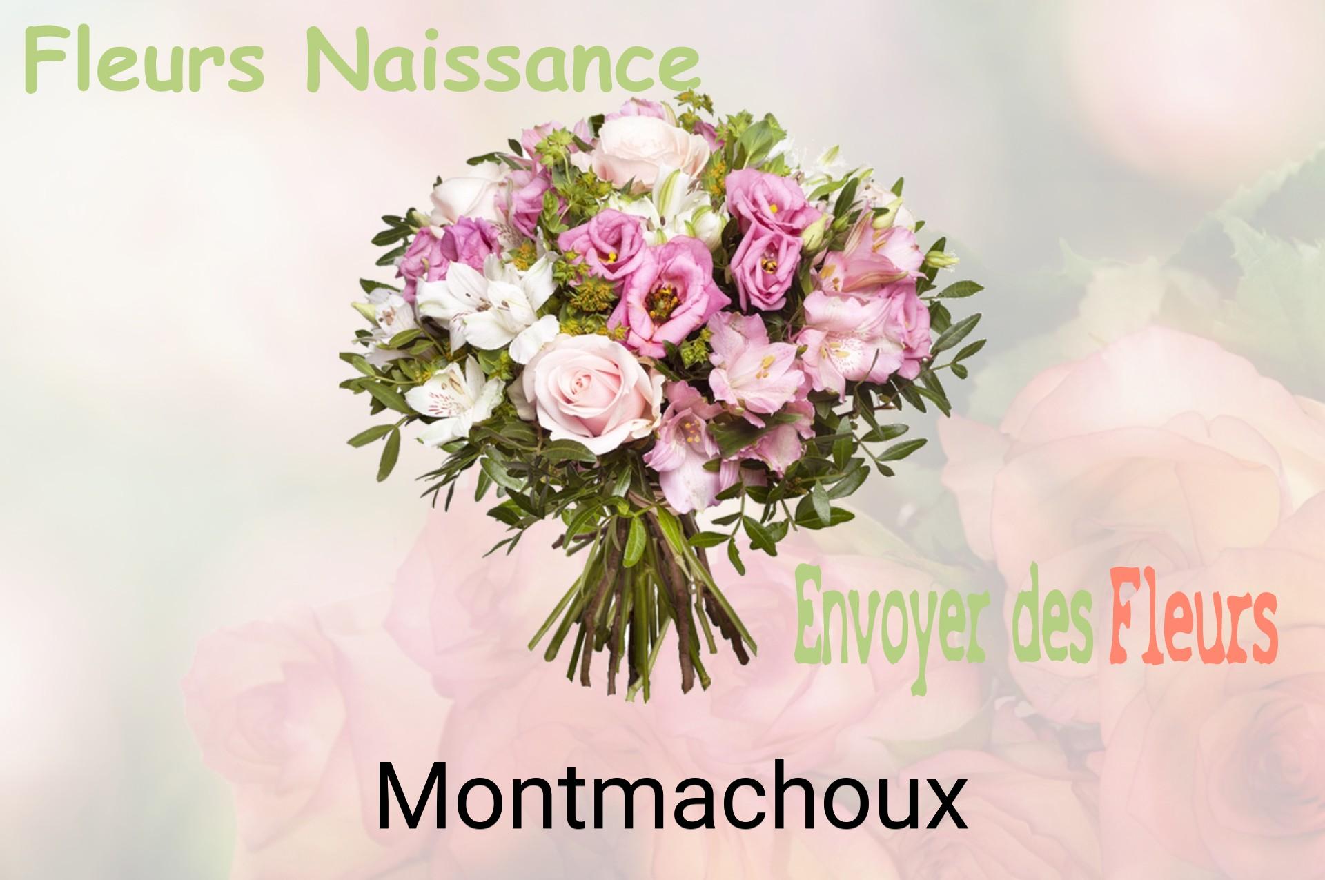 Bouquet de fleurs de naissance livré à Montmachoux